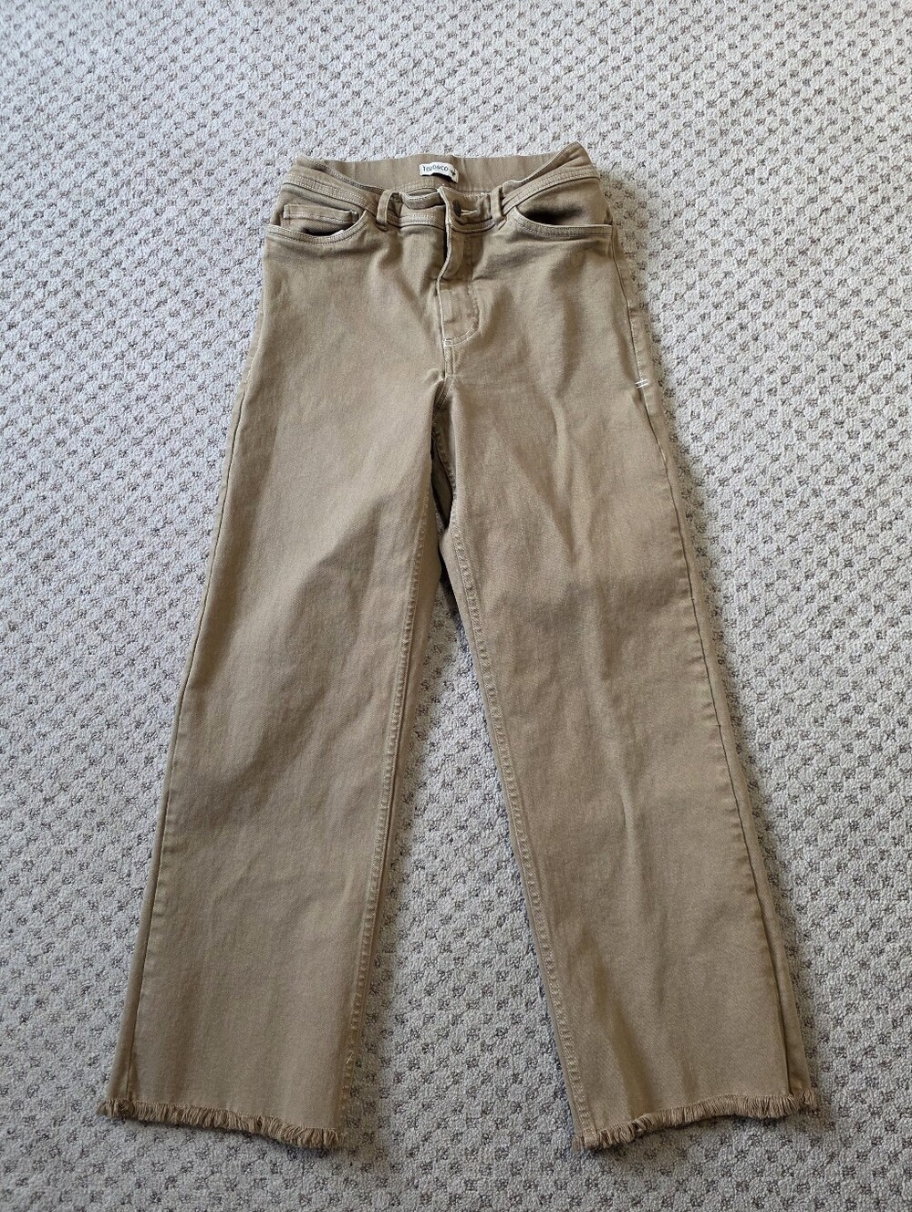 Toad&Co Tan High-Rise Casual Pants